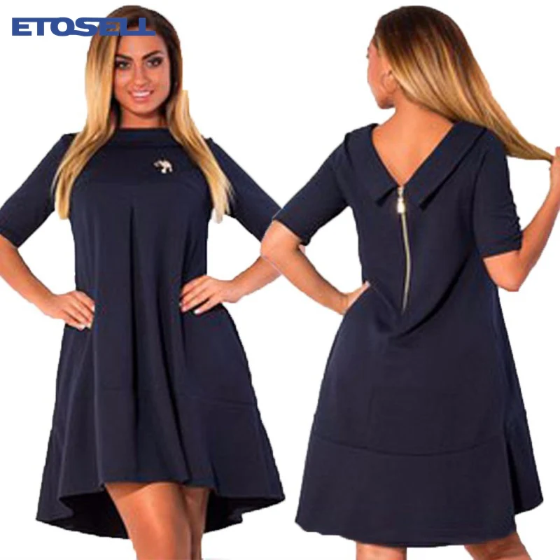 Летнее женское платье с круглым вырезом сексуальное мини-платье v-образным на