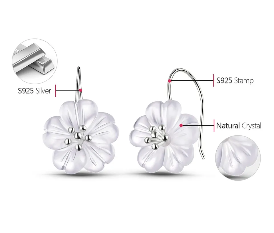 Lotus Fun, настоящее 925 пробы, серебряные серьги, ручной работы, дизайнерские, хорошее ювелирное изделие, цветок в дождь, модные свисающие серьги для женщин