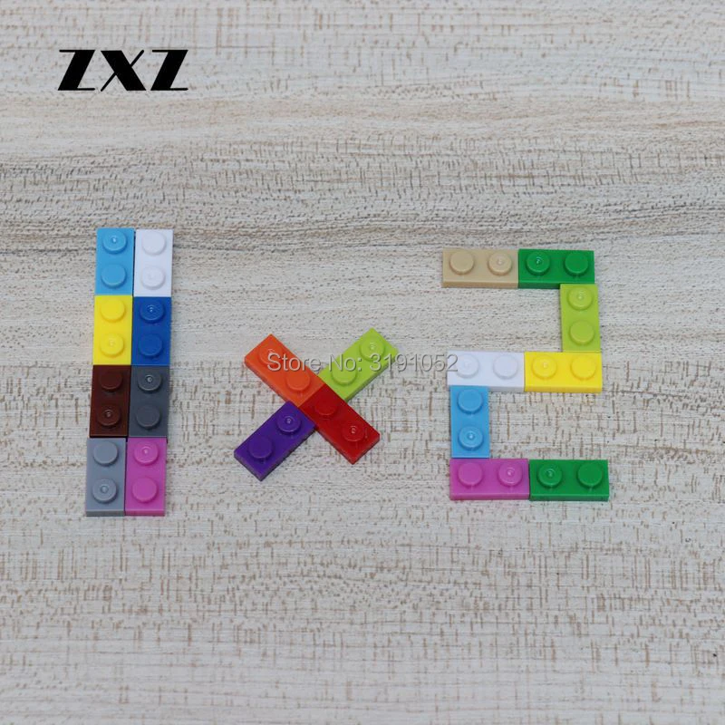 Обучающие игрушки для детей пластина 1x2 набор коротких пластиковых моделей