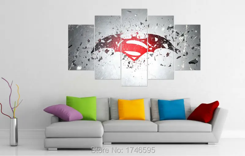 Печать Бэтмен V Супермен на рассвете справедливости постер фильмов Картина