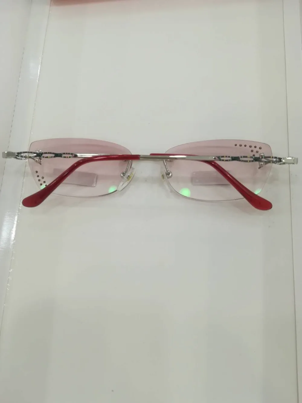 Женские элегантные очки для чтения с розовыми линзами антибликовые женские без