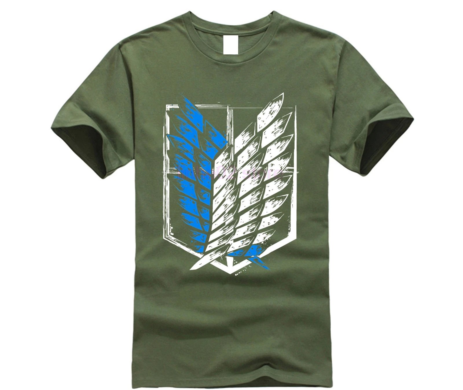 Футболка с короткими рукавами и принтом Крылья Свободы | Мужская одежда