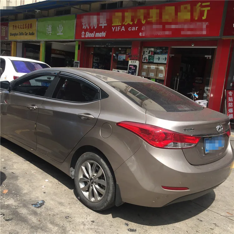 Защитный козырек для окна Elantra Пластиковый Солнцезащитный от солнца и дождя