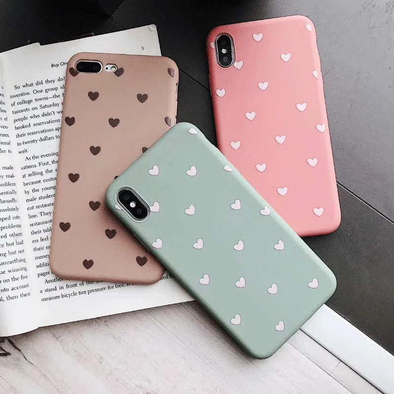 Модный милый чехол для телефона iphone X XS Max XR, мягкая задняя крышка из ТПУ для iphone 6 6s 7 8 Plus X, защитный чехол