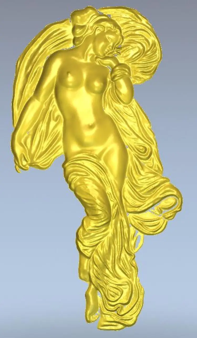 

3d model relief for cnc in STL file format Panno sleeping virgin