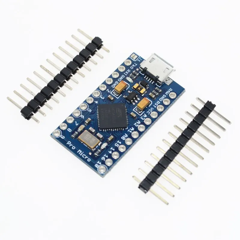 Модуль ATmega32U4 5 В/16 МГц новый Pro Micro для arduino с 2-рядным штырьковым разъемом Leonardo в
