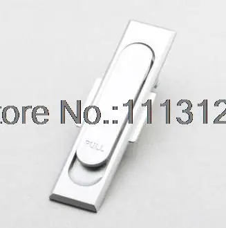 Замок с поворотной ручкой для шкафа, дверной панели шкафа без ключа, замок из цинкового сплава, серебристый, Электрический Плоский замок для шкафа, 1 шт.