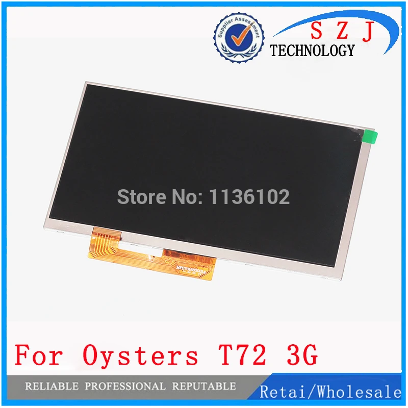 Новый 7-дюймовый ЖК-дисплей для планшета Oyster T72 3G экран 163*97 мм 1024x600 30 pin панель