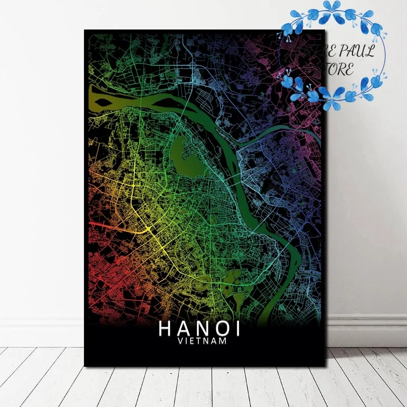 Тайланд Филиппины Бангкок Манила Сингапур Ханой радужная Карта города