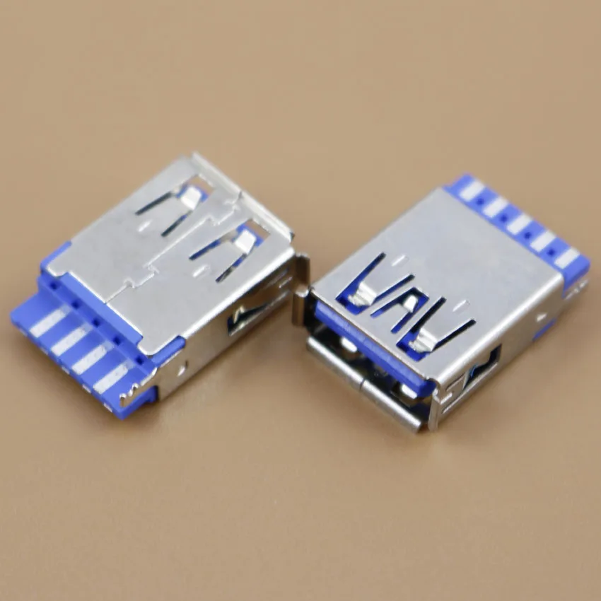 YuXi 1 шт./лот 9pin гнездо USB 3 0 разъемы Jack 18.5x13x5.5mm|usb 3.0|9pin usbusb |