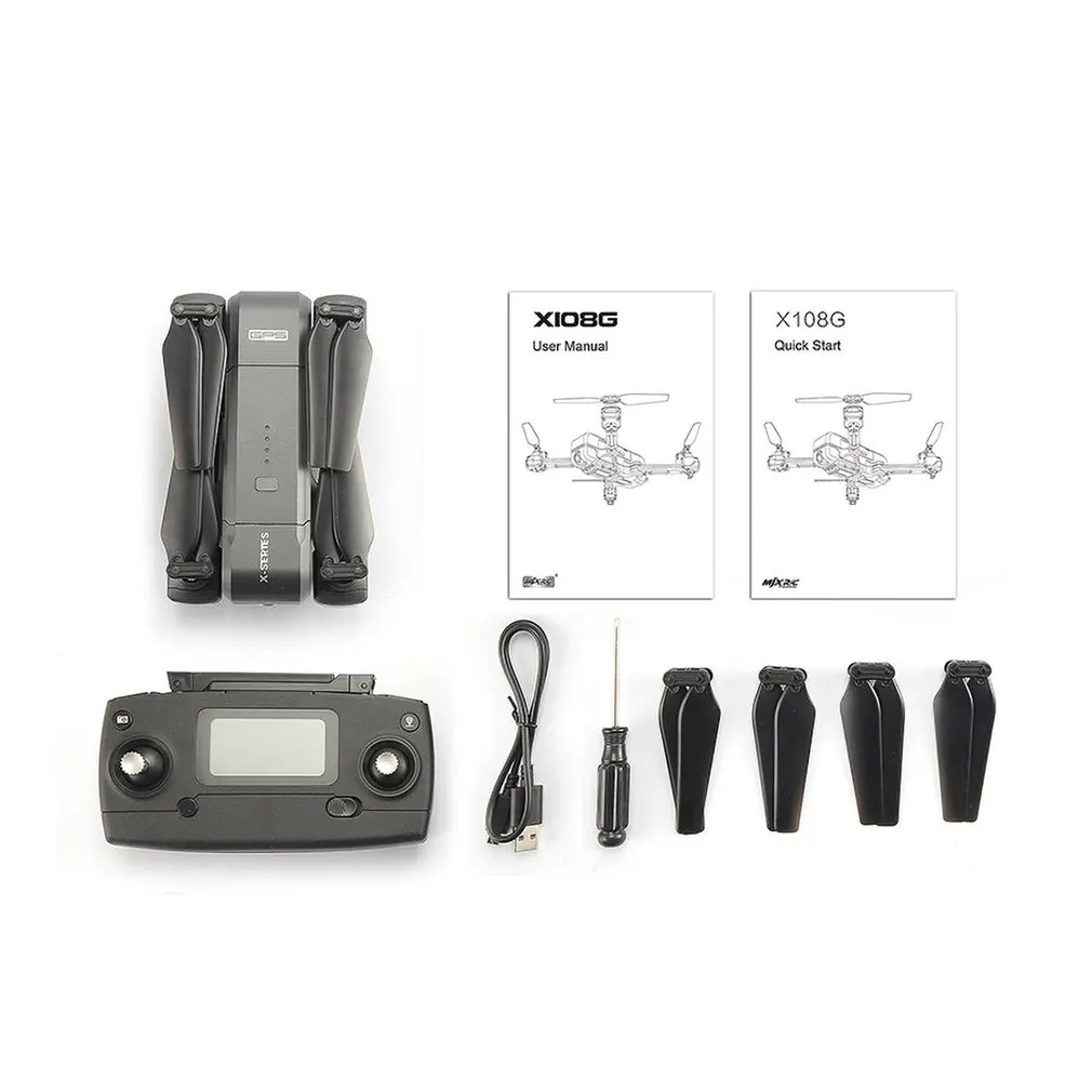 MJX X103W Радиоуправляемый Дрон 5G wifi FPV gps складной самолет с 2 K HD камерой Следуйте за