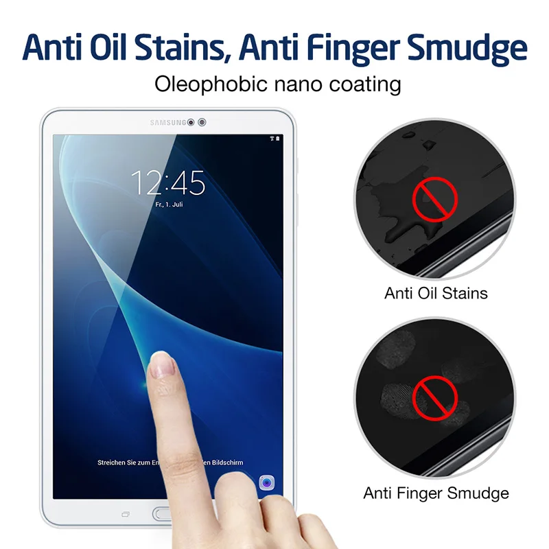 9H 2.5D Премиум Закаленное стекло для SM-T580 протектор экрана для samsung Galaxy Tab A A6 10,1 T585 Защитная стеклянная пленка