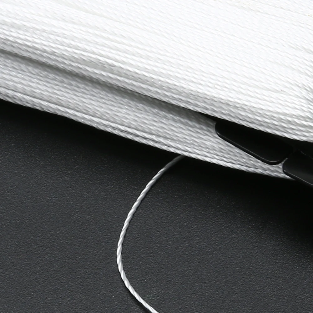 100 м белый D Форма Летающий Кайт линия черный пластик доска Летающие Инструменты