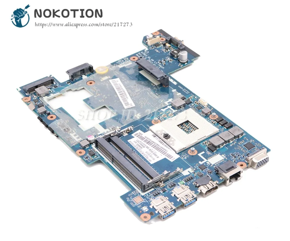 Материнская плата NOKOTION для ноутбука Lenovo G480 QIWG5_G6_G9 LA-7982P материнская 14 дюймов HM76 UMA
