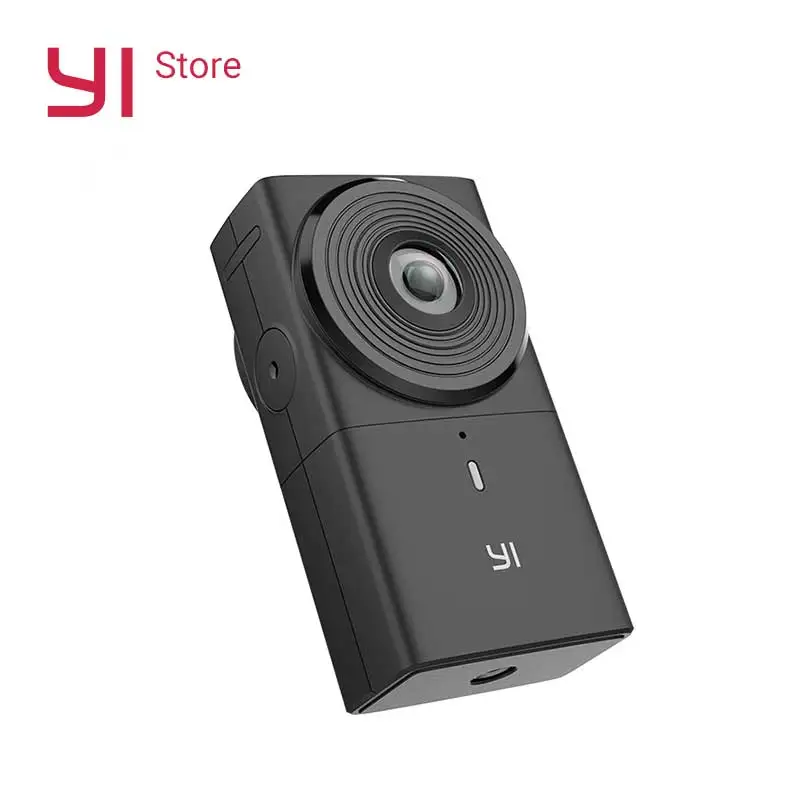 Панорамная камера Yi 360 VR | 360-градусная съемка | Два объектива с линзами типа «рыбий глаз» | Функция голосового управления