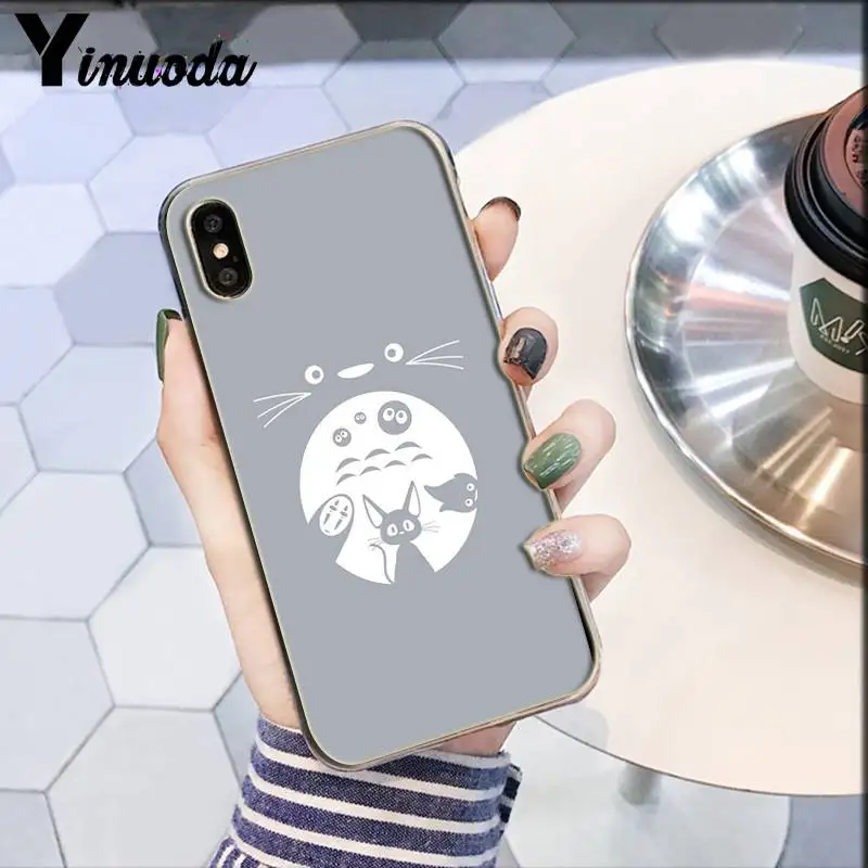 Популярный Милый Забавный мультяшный чехол Totoro с аниме DIY Роскошный для iphone 138 7 6 6S