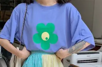 blue Tees Высокая талия лоскутное блок контрастный карамельный цвет полосатый Boho Kawaii милая Лолита Mori девушка Корейская длинная юбка миди Маргаритка/Топ/рубашка - Цвет: blue Tees