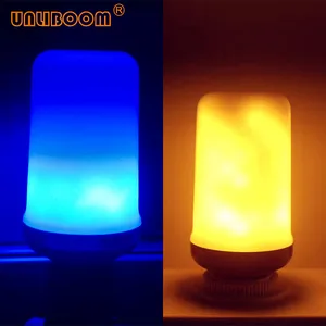 Светодиодный светильник с эффектом пламени E27, E26, E14, 7 Вт, 9 Вт, 2835SMD, Мерцающая эмуляция декоративного света, 3 режима, датчик силы тяжести AC85-265V