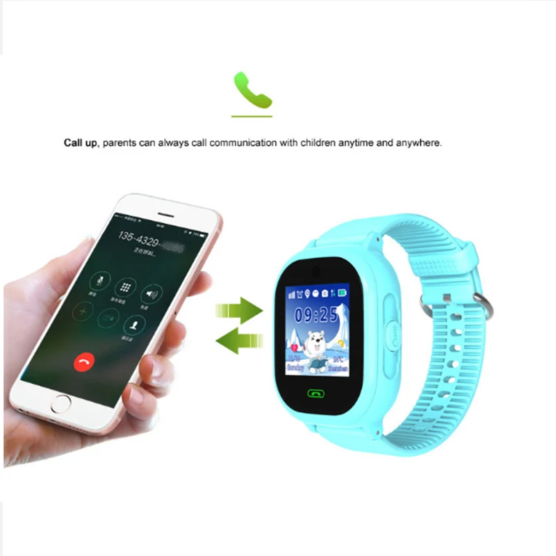 Смарт-часы Водонепроницаемый DS05 gps Baby Smart часы телефон с Камера Часы для apple android pk