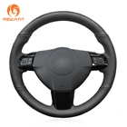 MEWANT черный чехол рулевого колеса автомобиля из искусственной кожи для Opel Astra H Signum Vectra C Vauxhall Signum Vectra C Holden Astra