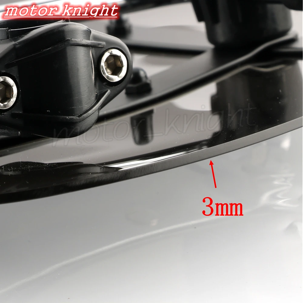 Универсальный мотоцикл на лобовое стекло 7/8 дюйма и 1 дюйм для Harley Davidson Honda Suzuki Yamaha