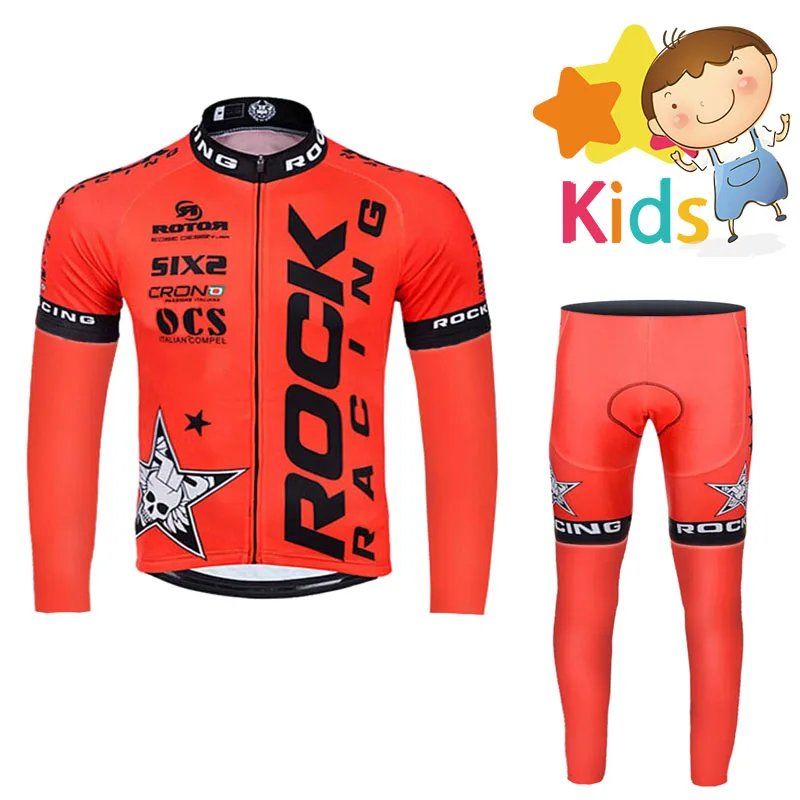 Комплект велосипедной одежды ROCK Pro дышащая быстросохнущая футболка с длинными