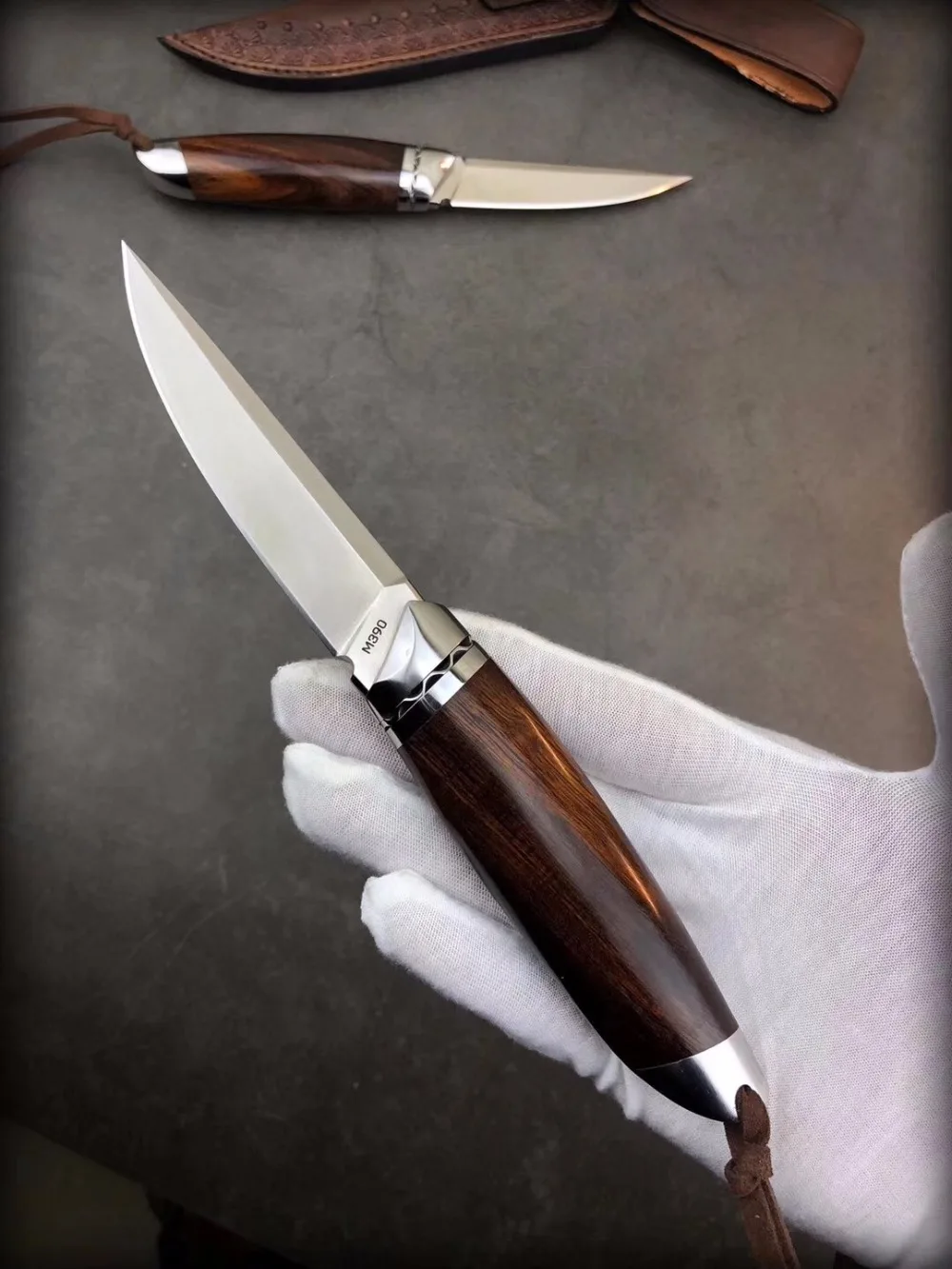 Острые стальные ножи PSRK M390 ручной работы с фиксированным лезвием инструменты для