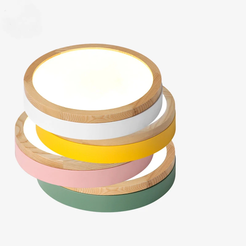 Скандинавские потолочные светильники macaron современный простой фойе маленькая