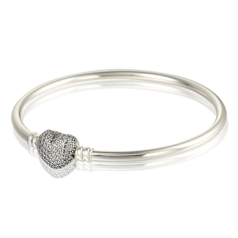 925 Стерлингового Серебра ювелирные изделия Моменты Серебряный Браслет с