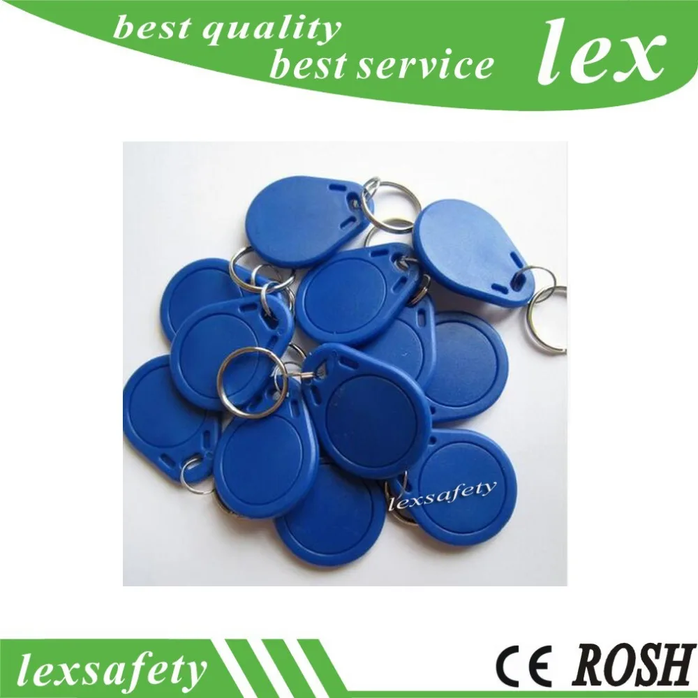 100 шт. Бесконтактный ISO11785 перезаписываемый 125 кГц 330 бит T5557 / T5577 RFID IC ABS брелок