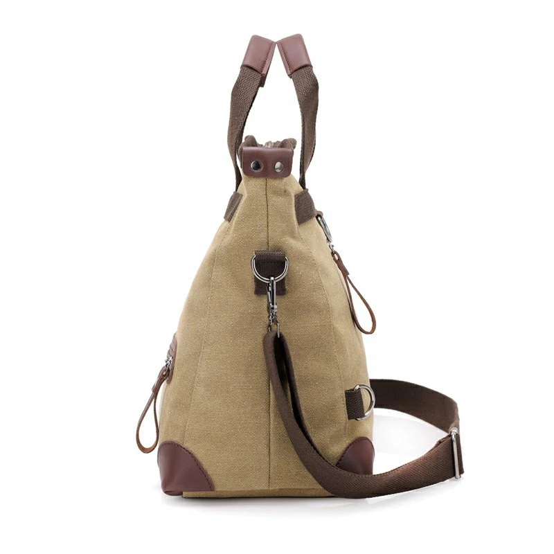 Новая мужская холщовая Повседневная Сумка многофункциональная сумка через