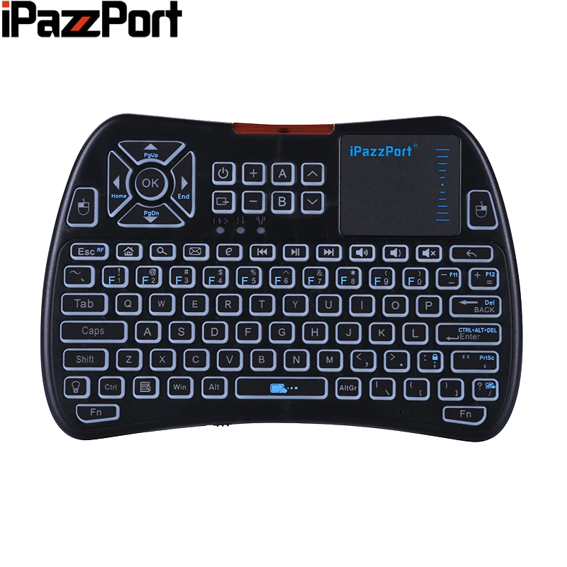 IPazzPort беспроводная клавиатура KP 810 61 2 4 ГГц Мини Беспроводная Air mouse тачпад для Smart tv