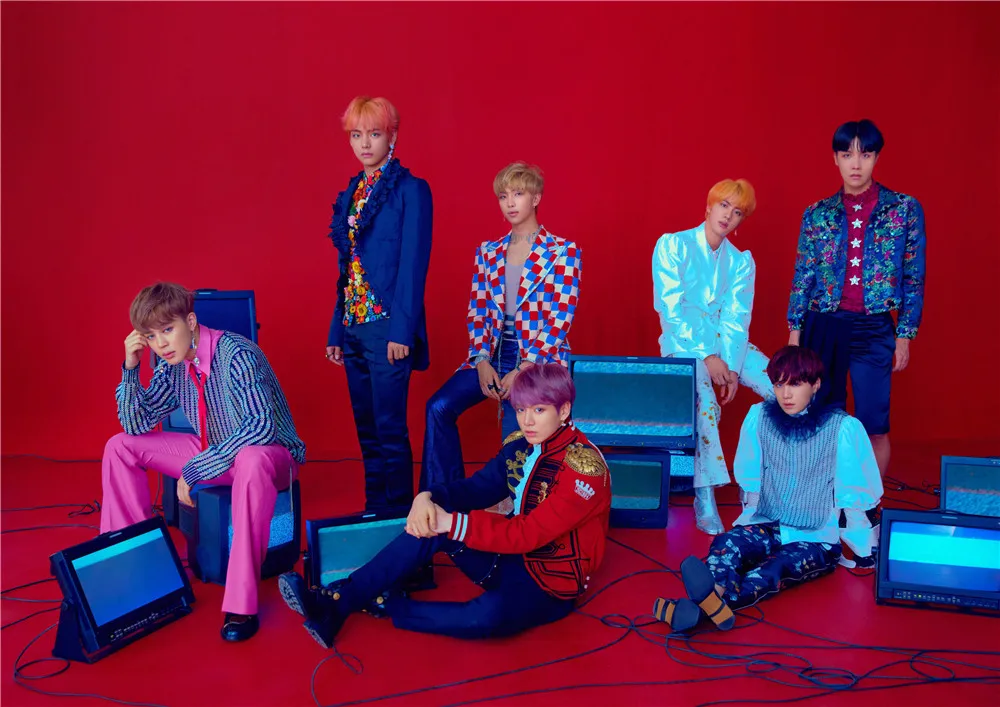 Kpop koren band постеры глянцевая бумага печатает яркие цвета четкое изображение украшение дома