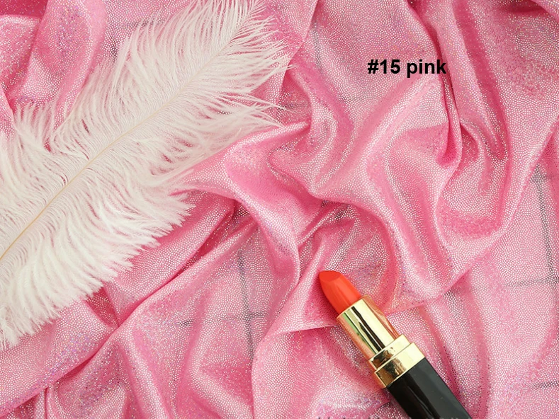 Блестящий глянцевый тисненый материал сценический лазерный трикотажный