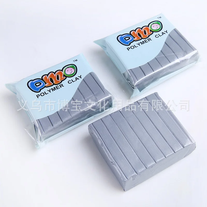 50 г/шт. Золотая и серебряная глина DMO для детей DIY игрушка головоломка Квадратная