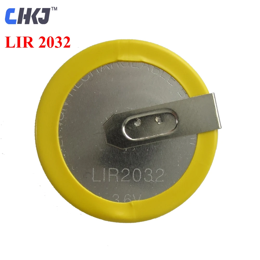 CHKJ 5 шт./лот LIR2032 3 6 В перезаряжаемая батарея для BMW дистанционный ключ слесарный