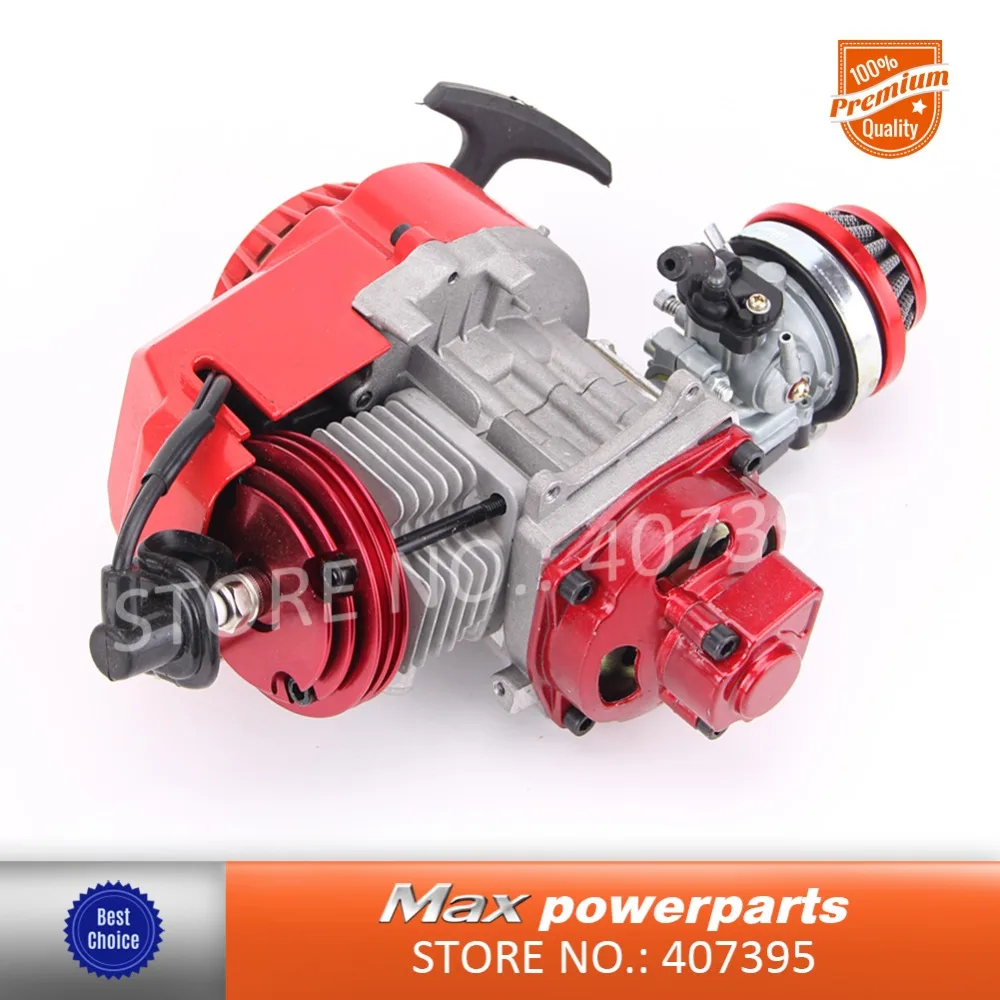 CNC цилиндр 43cc 47cc 49cc 2 тактный двигатель для мини мотора MiniI Quad Rocket Pocket Bike