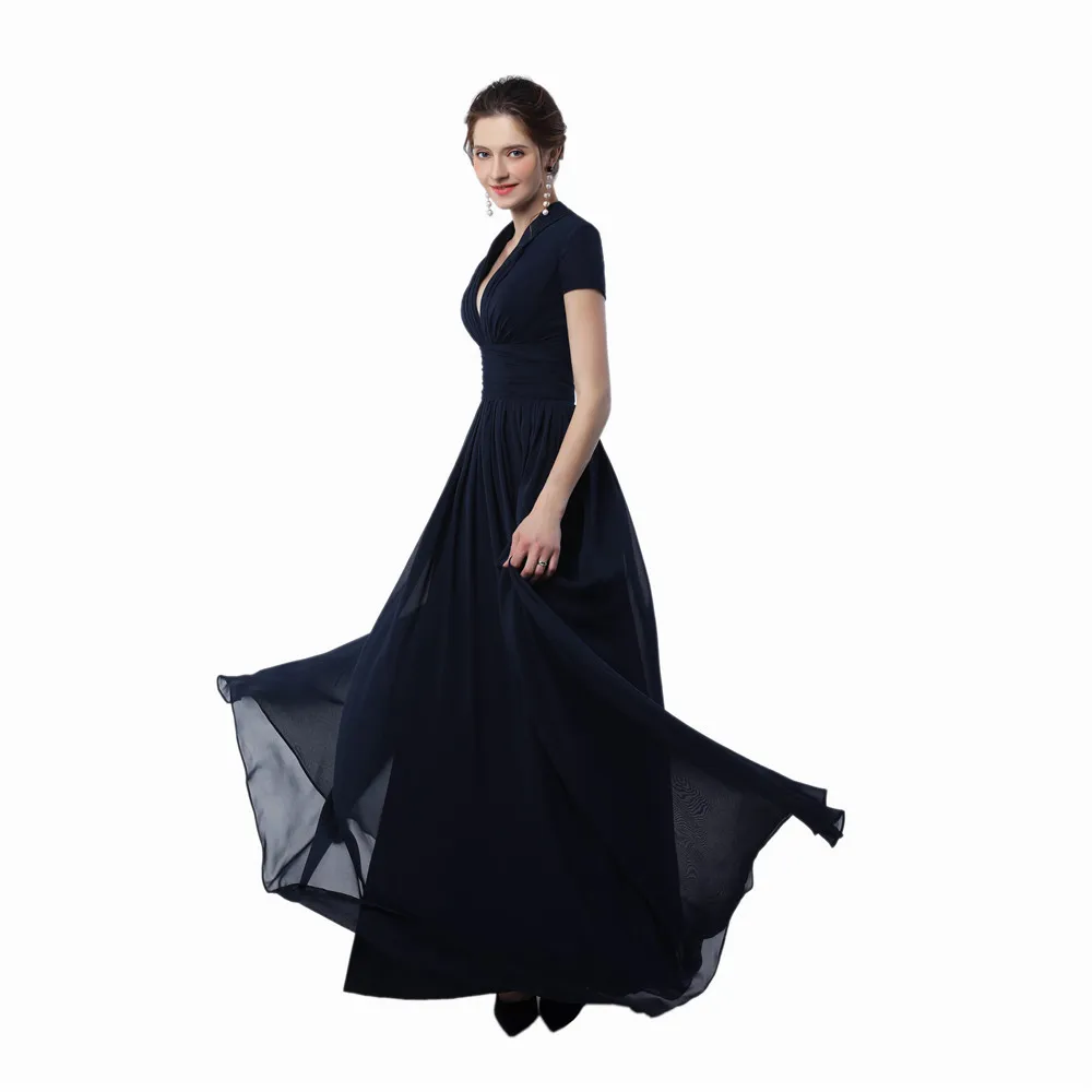 Новое поступление настоящие фото элегантные трапециевидные Длинные вечерние