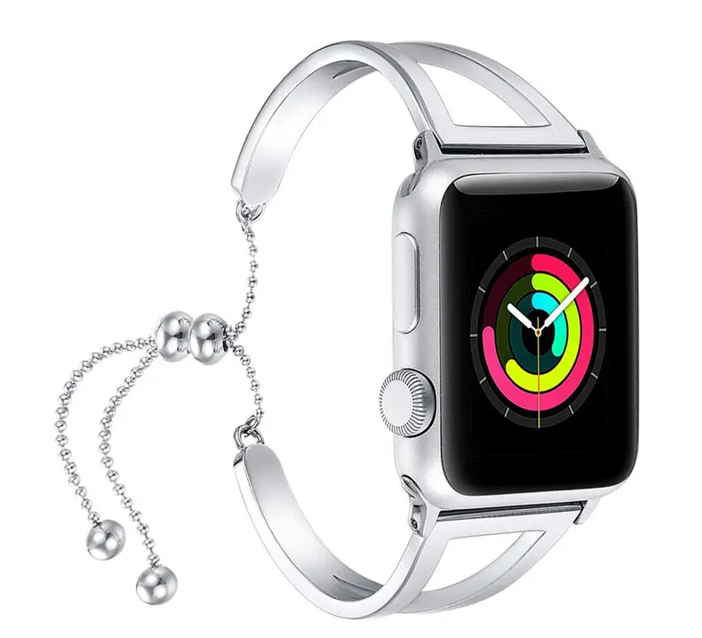 Ремешок из нержавеющей стали для apple watch band correa 44 мм 40 мм 42 мм 38 мм iwatch series 5 4 3 2 1 ремешок для часов pulseira браслет