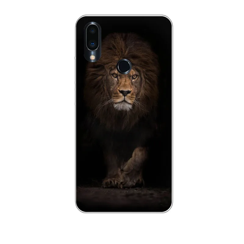Meizu note 9 чехол силиконовый tigon живопись животного мягкий ТПУ задняя крышка для note9