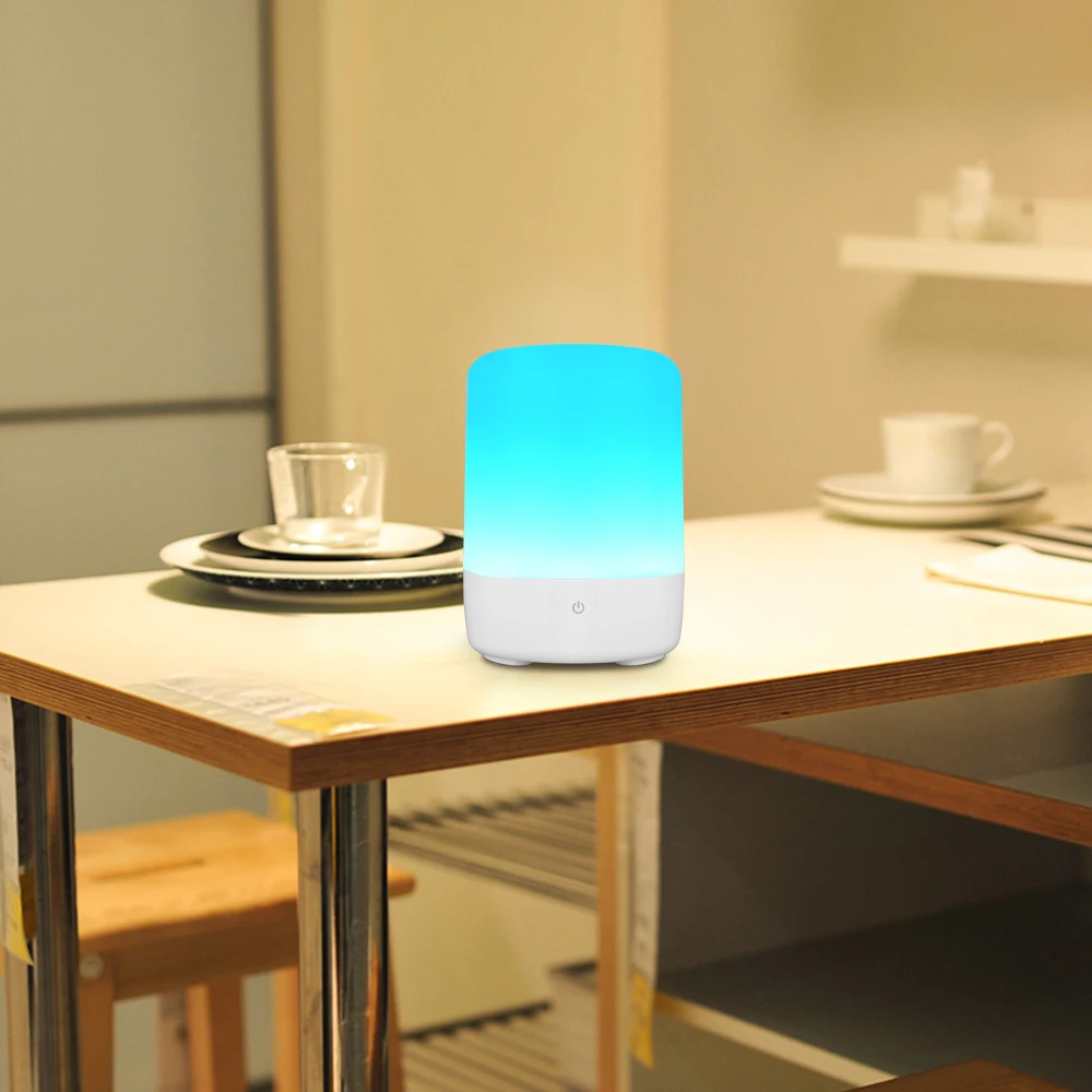 Smart RGB LED Atmosphere Light Touch Sensor Rechargeable Bedside Table Night Lamp Camp 3-level Warm White Brightness | Лампы и
