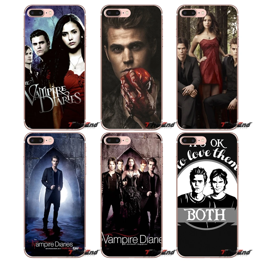 Чехол для Телефона iPhone X 4 4S 5 5S 5C SE 6 6S 7 8 Plus Samsung Galaxy J1 J3 J5 J7 A3 A5 2016 2017 tv show The Vampire Diaries |
