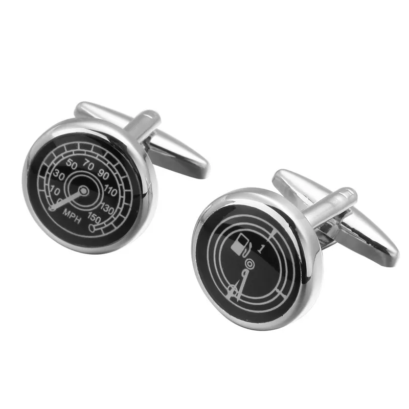 KC высококачественные Медные Запонки мужские черные запонки для автомобиля