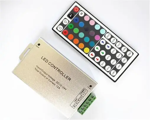 

Aluminum shell RF 44 keys RGB controller;DC12-24V input;4A*3CH output