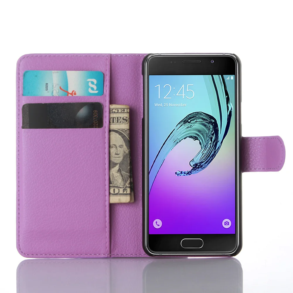 Роскошный чехол Capinha для Samsung Galaxy SM A310F A310 A3 2016 кожаный бумажник с откидной крышкой