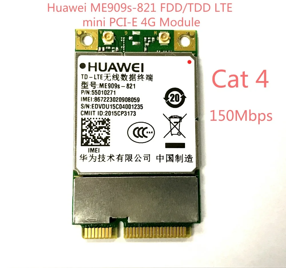 Новый разблокирована ME909s 821 новое и оригинальное мини PCIe FDD LTE 4 г WCDMA GSM модуль TDD