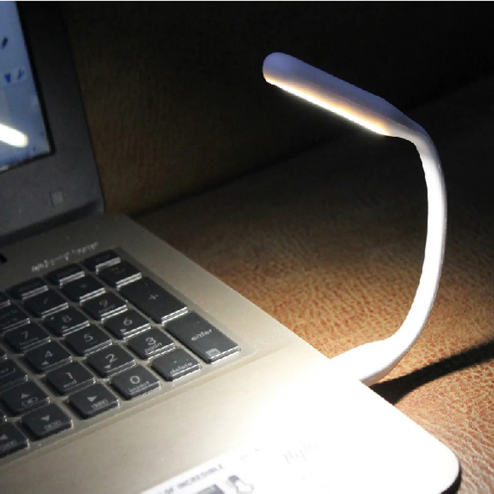 Ночник гибкая USB СВЕТОДИОДНАЯ Лампа 180 градусов регулируемая портативная для