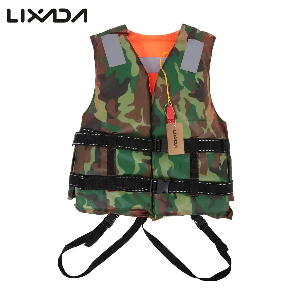 Спасательный жилет Lixada камуфляжный для рыбалки взрослых одежда плавания