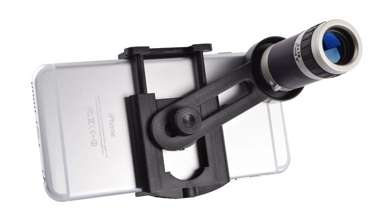 Universal Clips Phone Camera Lentes Kit 8X Zoom Telephoto Lens Telescope Mobile Tripod For HUAWEI P9 P10 PLUS Honor 8 9 mate8 9|telescope mobile|8x