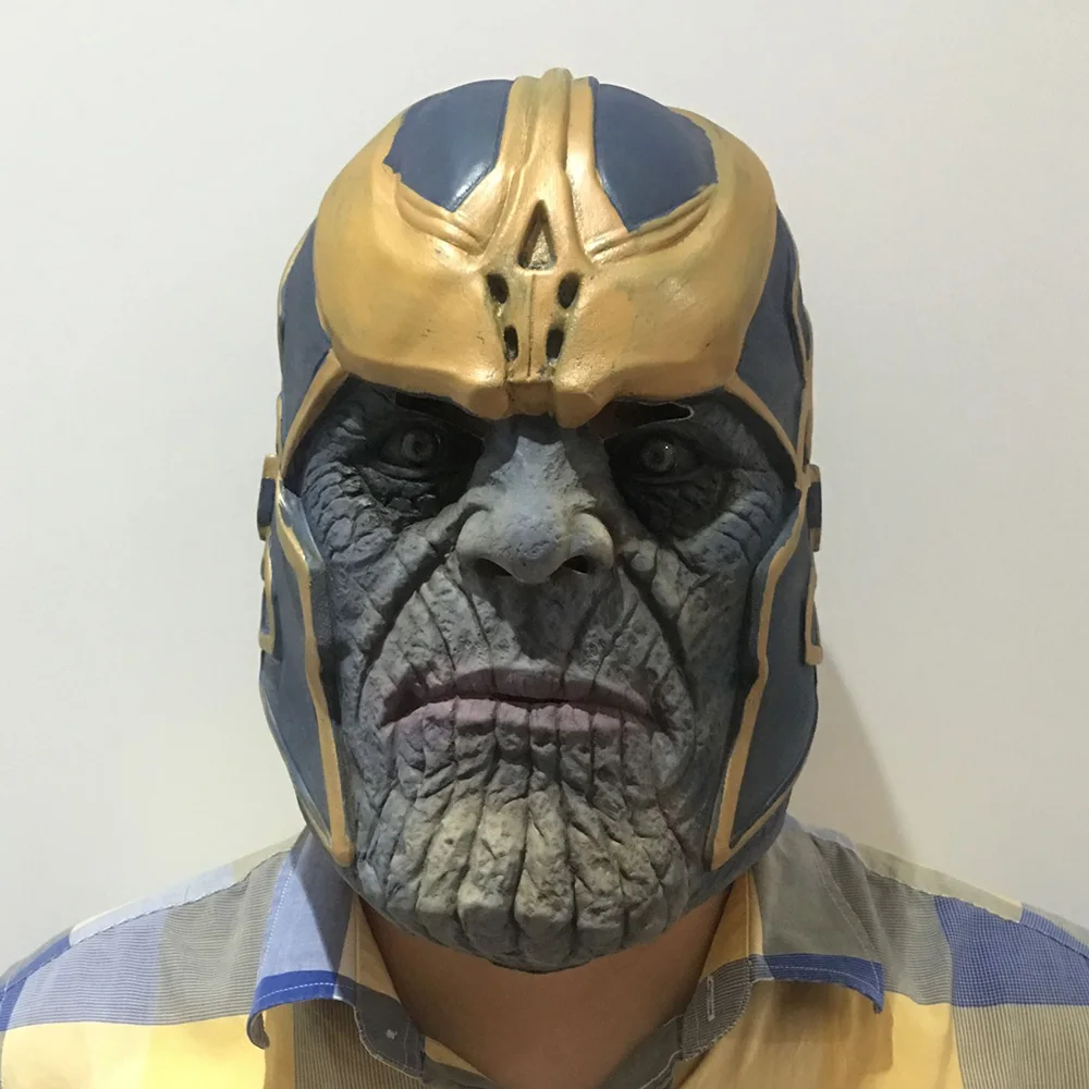 Танос Gauntlet Халк косплей перчатки руки маска супергероя Хэллоуин вечерние реквизит
